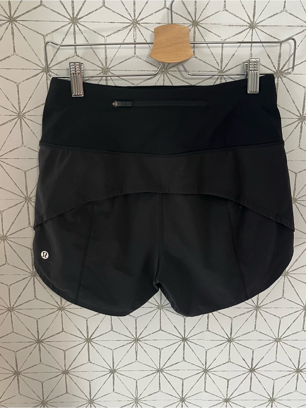 Lululemon High Rise Speed Short Black